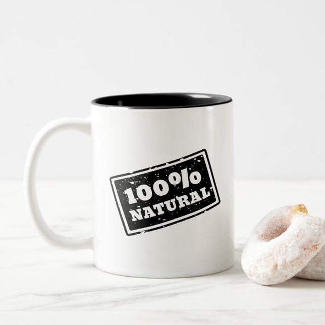 100% natürliche Tasse (Mit Donut)