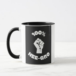100% Nee-Gro 3 Gew. 11 oz Tasse