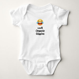 100% Organische Lachanfälle Baby Strampler