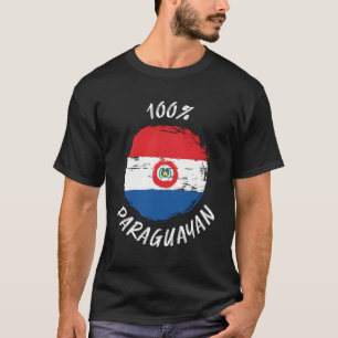100 Paraguayische Flagge Paraguay T-Shirt