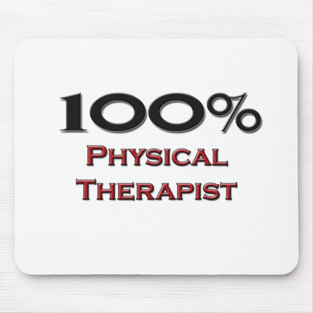 100 % Physikaltherapeut Mousepad (Vorne)