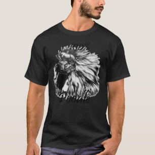 100 Poodle B& W T-Shirt