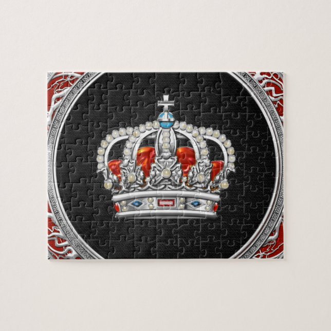[100] Prinzessin King-Queen Crown [Silver] (Horizontal)