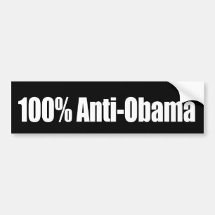100 Prozent Anti-Obama-Autoaufkleber Autoaufkleber