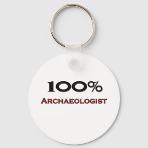 100 Prozent Archäologe Schlüsselanhänger