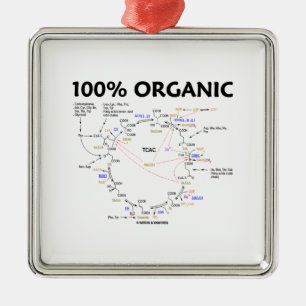 100 Prozent Bio Krebs Zyklus TCAC Ornament Aus Metall
