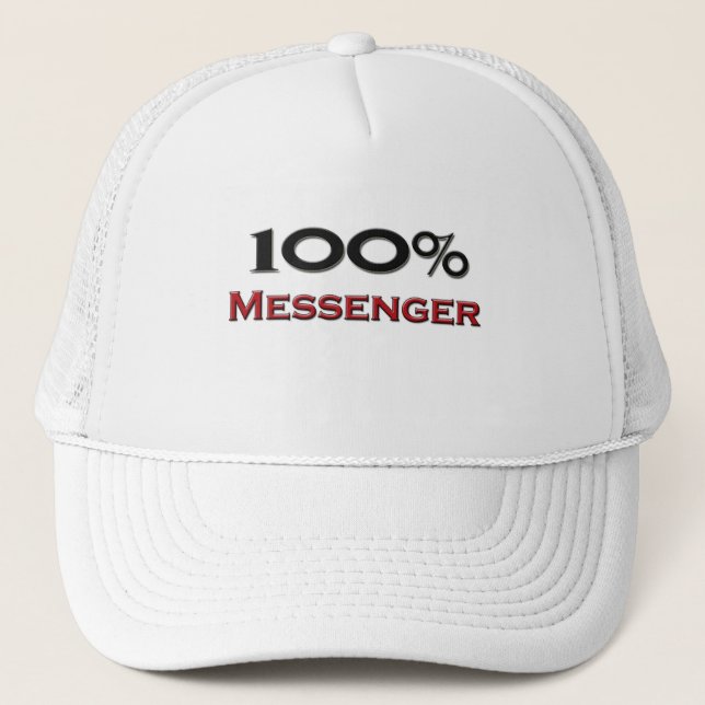 100 Prozent-Bote Truckerkappe (Vorderseite)
