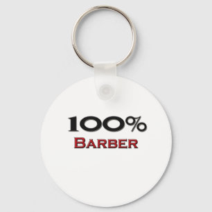 100 Prozent-Friseur Schlüsselanhänger