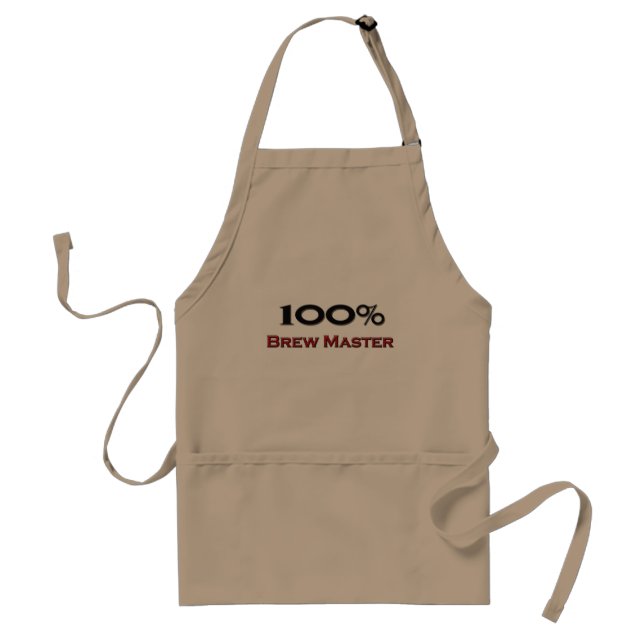100 Prozent-Gebräu-Meister Schürze (Vorne)