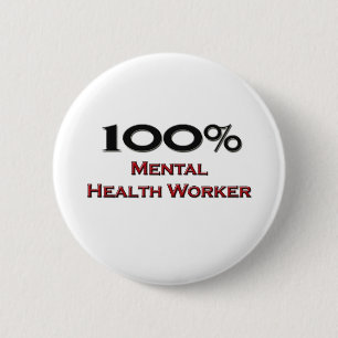 100 Prozent-Gesundheits-Arbeitskraft Button