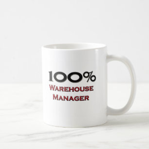 100 Prozent-Lager-Manager Kaffeetasse