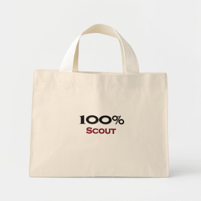 100 Prozent Scout Mini Stoffbeutel (Vorne)