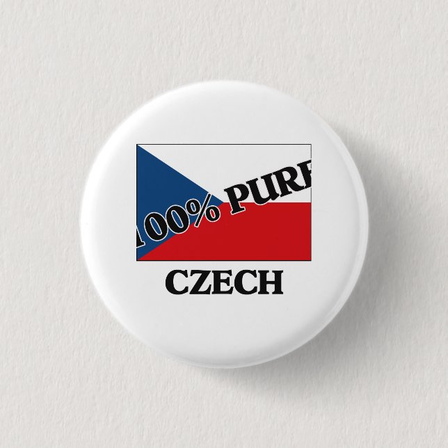 100 Prozent TSCHECHE Button (Vorderseite)