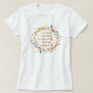 100 Prozent verantwortungsvolle großartige Denkwei T-Shirt