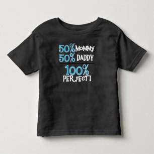 100 Prozent vervollkommnen Blau Kleinkind T-shirt