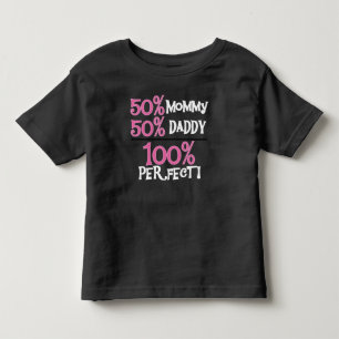 100 Prozent vervollkommnen Rosa Kleinkind T-shirt