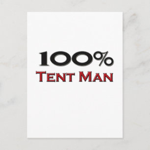 100 Prozent Zent Mann Postkarte