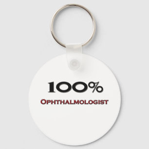 100 ProzentOphthalmologist Schlüsselanhänger