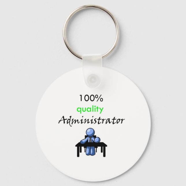 100% quality administrator schlüsselanhänger (Vorderseite)