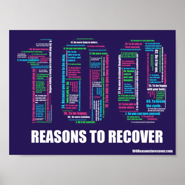 100 Reasons Poster (Vorne)