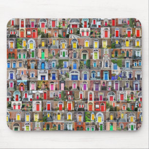 100 Regenbogentüren von Dublin Mousepad