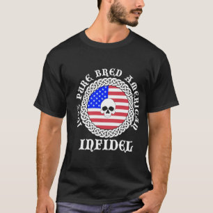 100% reiner gezüchteter amerikanischer Ungläubig T-Shirt