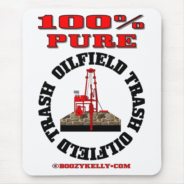 100% reiner Ölfeld-Abfall, Ölplattform Mousepad, Mousepad (Vorne)