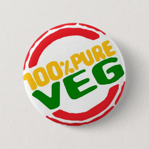 100% Reines Veg Button