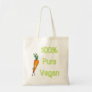100% reines veganes - Karotte Tragetasche