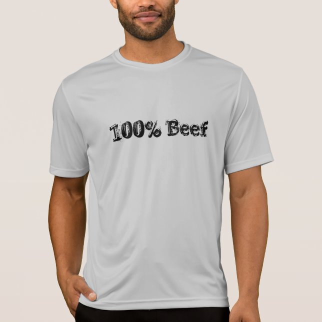 100 % Rindfleisch T-Shirt (Vorderseite)