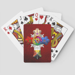 [100] Rosy Cross (Rose Croix) Spielkarten