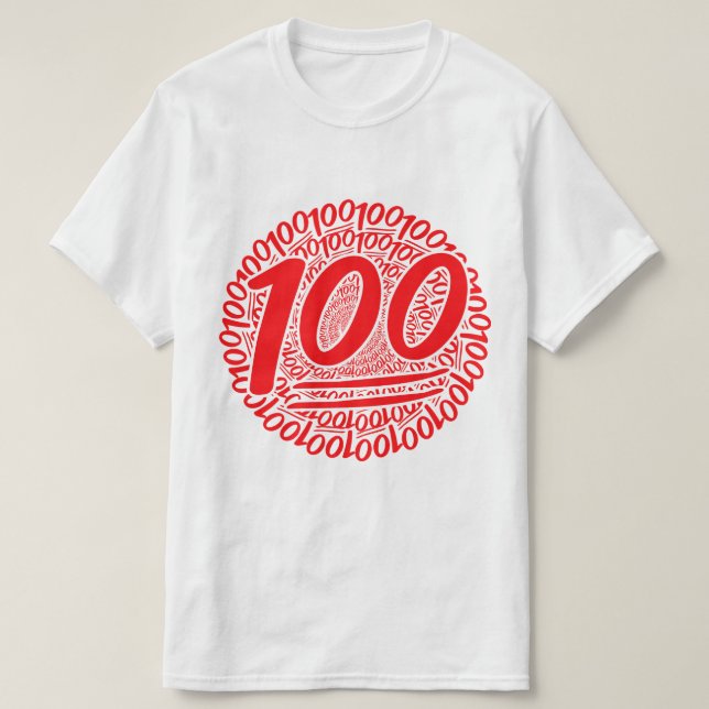 100 rund T-Shirt (Design vorne)