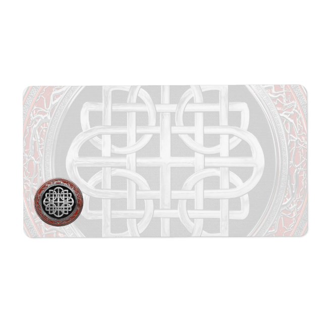 [100] Sacred Celtic Silver Knot Cross (Vorne)