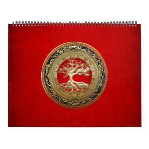 [100] Schatzfund: Keltischer Lebensbaum [Gold] Kalender