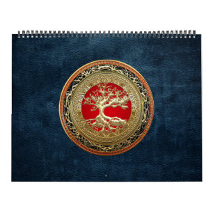 [100] Schatzkammer: Keltischer Baum [Gold] Kalender