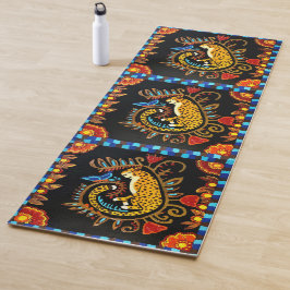 100 - Schlafende Jaguar Yoga Mat Yogamatte
