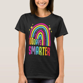 100. Schullehrer 100 Tage klüger Regen T-Shirt