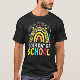100. Schullehrer 100 Tage schlauer Leopa T-Shirt
