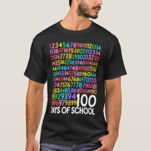 100. Schullehrer Kinder 100 Tage Mathematik Num T-Shirt