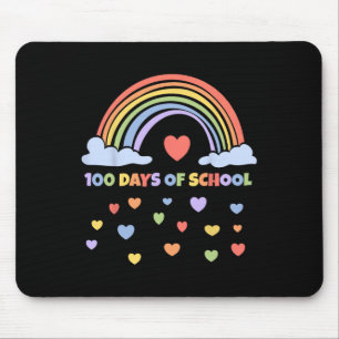 100. Schullehrer Kinder 100 Tage Regenbogen Mousepad