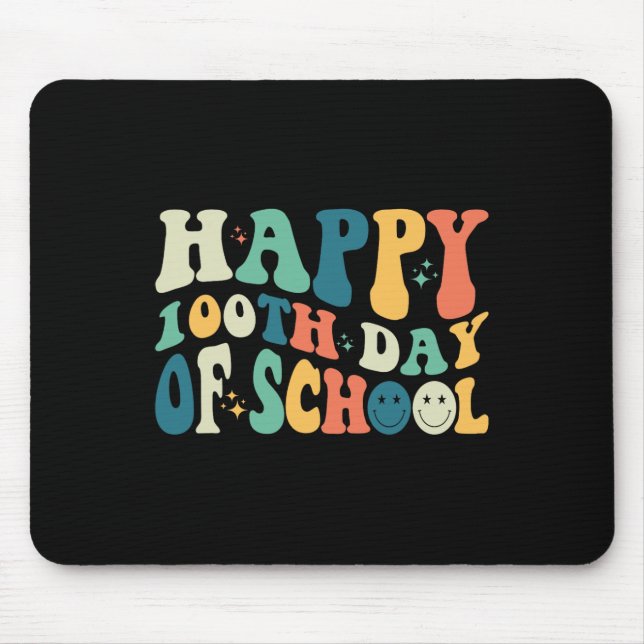 100. Schullehrer Kinder 100 Tage Schule Mousepad (Vorne)