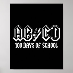 100. Schullehrer Kinder Kinder glücklich 100 Poster