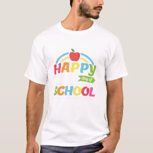 100. Schullehrer lange Schlange bis zum Shirt