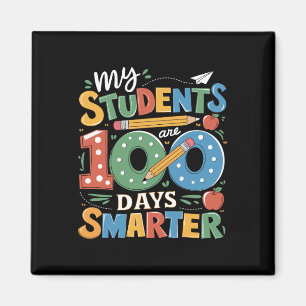 100. Schullehrer Meine Schüler sind 100 da Magnet