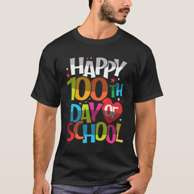 100. Schullehrertag 100 Tage T-Shirt (Vorderseite)