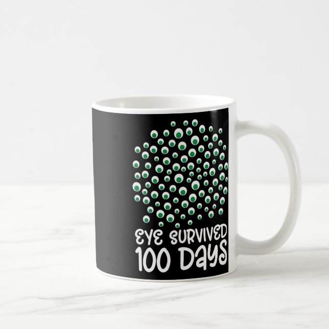 100. Schulmonster Google Eye überlebte 10 Kaffeetasse (Rechts)