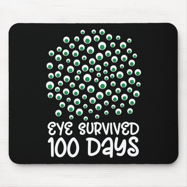 100. Schulmonster Google Eye überlebte 10 Mousepad (Vorne)