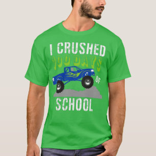 100. Schulmonster-LKW-Shirt für Jungen 2 T-Shirt