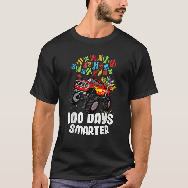 100. Schulmonstertag 100 klüger T-Shirt (Vorderseite)