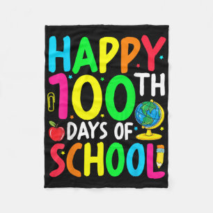 100. Schultag 100 Schultage Fleecedecke